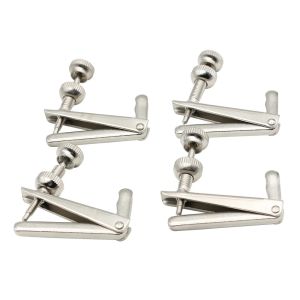 4/4 Cello Fine Tuner 4 Pcs/Set String Adjuster Golden Silver Tuning Screw Cello Part High Quality Musical Instrument Accessories