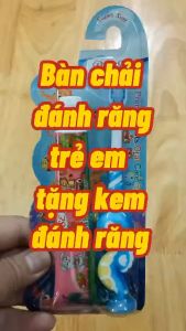 Bàn chải đánh răng cho bé bàn chải đánh răng trẻ em Rose lông mềm tặng kèm 1 cây kem đánh răng hương dâu