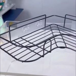 Wall Mounted Bathroom Shelf Shower Caddy Rack No Punching Triangle Storage Rack For Bathroom Kitchen Bathroom Accessories
