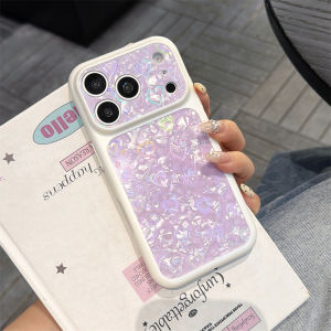 Glitter Dazzling Love Heart Shell Phone Case For iPhone 14 15 16 17 Pro Max Camera Lens Protection Shockproof Bumper Back Cover