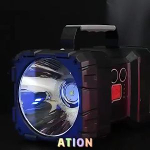 Super Bright 1000LM 40W Double Head Handheld LED Spotlight Flashlight Searchlight