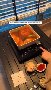 [NEW] PHILIPS Induction Cooker HD5830-90 3000 Series Touch Panel Display 8 Heating Levels 4 Presets