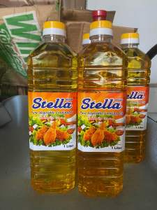 SET OF 2 of stella Pure vegetable cooking oil 1 liter Fortified with Vitamin A and cholesterol free food