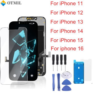 Incell Display For iPhone XR 11 12 13 14 15 PRO MAX LCD Display Digitizer Touch Screen Replacement + Repair Tools Screen Seal