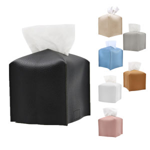 New Tissue Box Car Tissue Container PU Material Modern Style Tissue Holder/Organizer Home Office Bathroom Bedroom Tissue Box