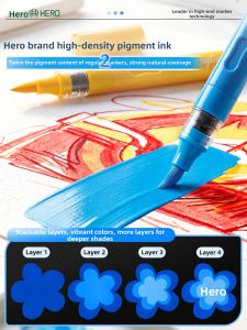 HERO | Non-bleeding Washable Childrens Markers 36/60 Colors