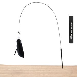 VOA | Suction Cup Durable Cat Teaser Stick with Automatic Feather Replacement