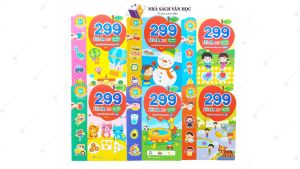 Sách - 299 Stickers Bóc Dán Thông Minh - Phát Triển Trí Tuệ Cảm Xúc EQ CQ IQ Logic Dành Cho Trẻ 2+ Tuổi (Bộ 6 Cuốn)