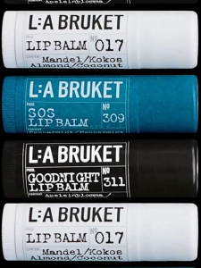 New Product Sweden L:A Bruket Almond Coconut Giant Lip Balm14g Coconut Scent Moisturizing Lip Balm Stick