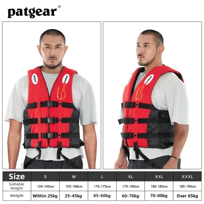 PATGEAR | High Buoyancy Portable Life Jacket for Men
