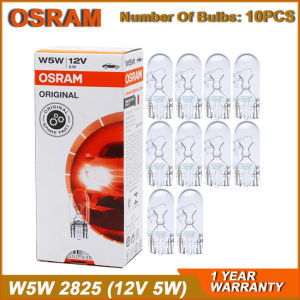 Osram | Original OSRAM 6415 T10 Bulb – W5W/194 Replacement 12V 5W Halogen for Dome Map & License Plate Lighting