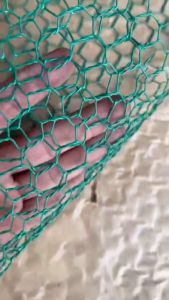 ( Khổ cao 1m - dài 1m ) Lưới kẽm bọc nhựa xanh cao cấp -chuồng gà vịt - hàng rào .