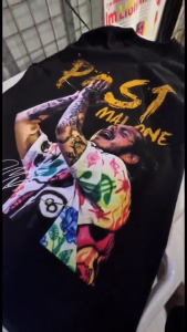 Ground Zero Post Malone Graphic T-Shirt | Heavyweight Oversized & Boxy Cropped Streetwear