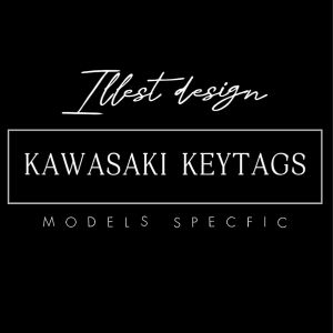 24 KAWASAKI KEYTAG: ZX25RR ZX3R ZX6R ZX7R ZX9R ZX10RR ZX12R ZX14R 1400GTR H2 H2R  ZX & HYPERSPORTS SERIES KEY TAG KEY CHAIN BIKE ACCESSORIES