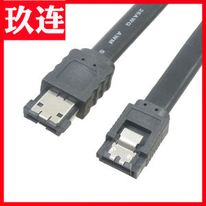 High Quality Sata to E SATA Cable with Iron Button SATA Adapter Cable ESATA to SATA Cable ESATA Data Cable 1 M 2 M ESATA to ESATA/SATA High-Speed Shielded Data Cable