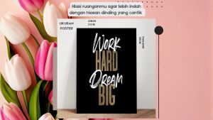 BerkahSaluyu - Poster Kayu Hiasan Dinding Quotes Aesthetic Wall Décor