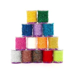 1/14 Cuộn Chỉ Siêu Mảnh Lõi Siêu Mịn Chân Chỉ Rối Chất Liệu Buộc Ruồi Giả Mô Phỏng Côn Trùng/nhái Sống 14 Màu Sắc Dùng Cho Mồi Câu Ruồi.