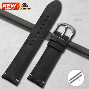 Retro Matte Strap 18mm 20mm 22mm 24mm Genuine Smartwatch Leather Women Men Watch Band Universal Replacement Wristband for Seiko