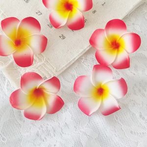 10/20Pcs 4.5cm Artificial Flowers Hawaiian Party Fake Flower for Wedding Decoration Handmade DIY Craft Gifts Accessories