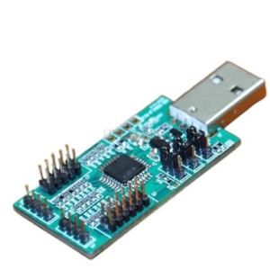 USB to UART I2C SPI ADC PWM GPIO Converter Linux 4 ADC 4 PWM 8 Digital IO Free QT Labview VB VC Demo