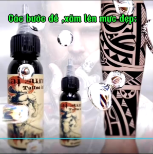 Mực xăm Kokai Sumi Black 30 ml  chất lượng đen đẹp  ổn định