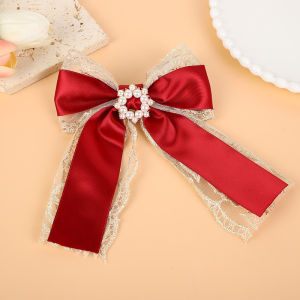 กิ๊บติดผมรูปผีเสื้อขนาดใหญ่สไตล์ญี่ปุ่น ประดับลูกปัดคล้ายมุก ดีไซน์เจ้าหญิงหลบหนี ตกแต่งผมสไตล์ญี่ปุ่นและเกาหลี