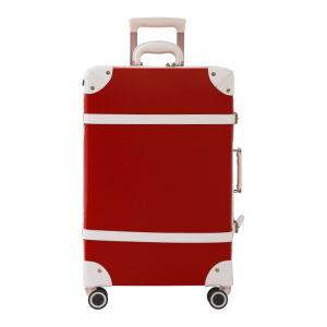 Foreign Trade Special Clearance Luggage Female Student Leather Suitcase Trolley Case 28-Inch Large Capacity Retro Suitcase 24-Inch