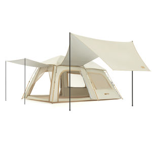 TanXianZhe | Waterproof Night-stay 2 Rooms 1 Hall Tent