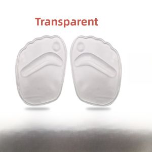 Ultra Soft Silicone Gel Heel Pad for High Heels Womens Transparent Five-Fingered Forefoot Cushion Sweat Absorbent Odor Control