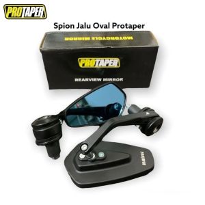 Spion Jalu oval protaper spion Jalu bar end kaca biru Universal