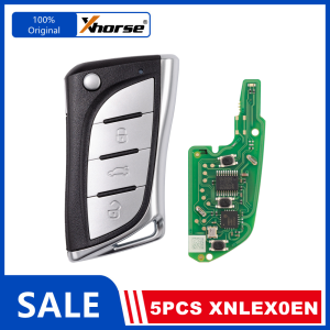 5 Piece XHORSE XNLEX0EN for Lexus XN Series Universal Wireless Remote Key