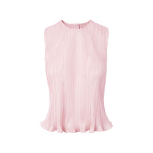 LANCY FROM 25 | Áo Blouse Eo Xòe Không Tay Cổ Tròn Elegance