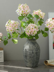 ลูกบอลหิมะปลอม ดอกไม้ปลอม ตกแต่งโต๊ะอาหาร ตกแต่งบ้าน สไตล์ยุโรป ดอกไม้ปลอม รูปทรงกลม เครื่องประดับตกแต่งบ้าน