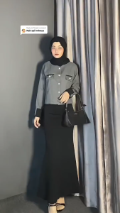 Rok Skirt Duyung Kekinian Terbaru Rok Mermeid Korean Style