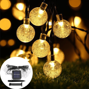 1PC LED Solar String Light Fairy Lights 5m 20LED IP65 Waterproof Outdoor Garden Decorations Halloween Wedding Christmas Lamp