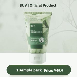 Buv Green Clay Facial Cleanser Amino Acid Leaf Chlorophyll Gentle Cleansing Milk Suitable for All Skin Types Male And Female