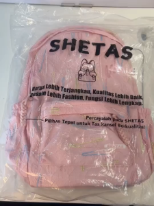Shetas-ransel anak perempuan sma tas sekolah wanita ins korea siswa fashion import backpack ransel wanita kapasitas besar tas sekolah lucu