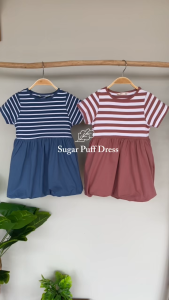 LEWIS EMMA - Sugar Puff Dress (2-14 Tahun) Dress Anak Perempuan / Baju Terusan Lengan Pendek
