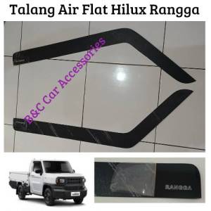 Talang Air Hilux Rangga Flat/Side Visor Super Premium