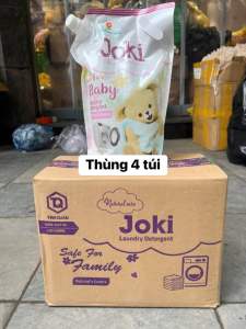 Nước giặt JOKI 1 bịch 2.2 lít nhiều bọt thơm dai dùng giặt cho cả đồ em bé