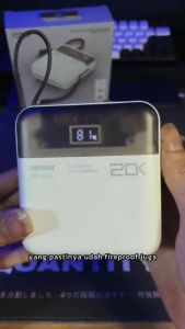 Pin dự phòng sạc nhanh Remax RPP-603 20000mAh tích hợp 2 cáp QC 22.5W và PD 20W