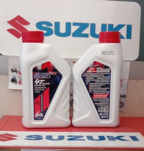 น้ำมันเครื่องรถมอเตอร์ไซค์ SMCT ซูซูกิ 1L 0.8L API SG มาตรฐานศูนย์บริการ