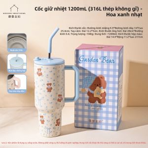 MODERN SWEETHOME | Ly Giữ Nhiệt Dây Tre Có Dung Lượng Lớn