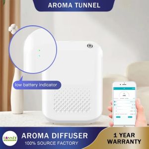 AROMA TUNNEL 150ML/400ML 3600Sqft Smart Essential Oil Diffuser Air Humidifier Home Hotel Bluetooth Aromatherapy Machine