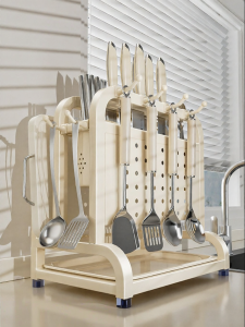DOOPO | Multifunctional Cream Style Knife Board Utensil Holder