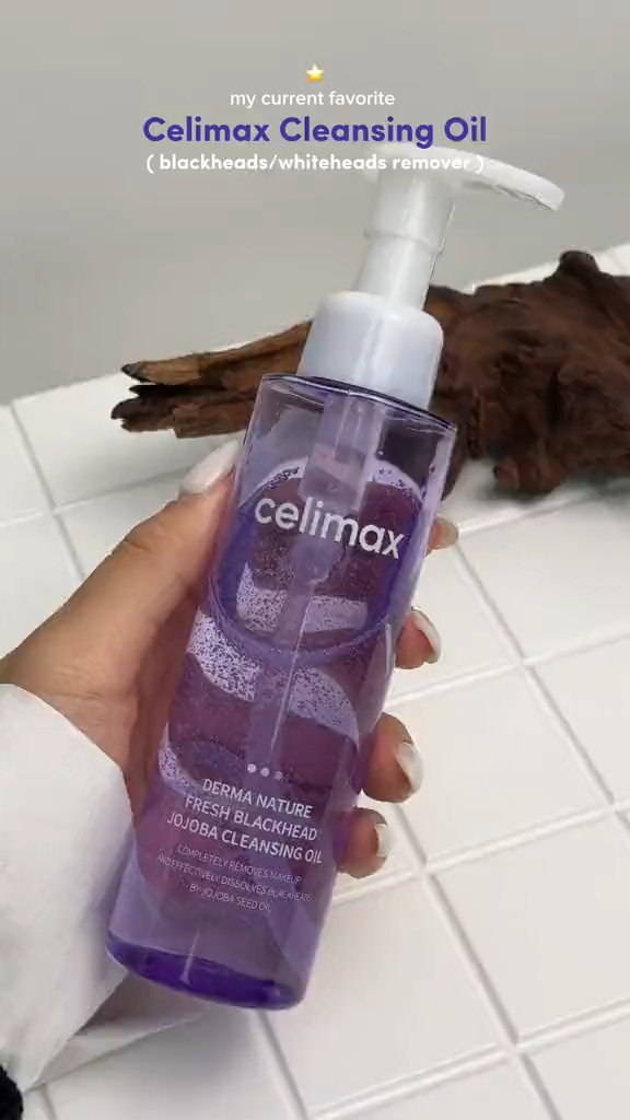 Celimax Derma Nature Fresh Blackhead Jojoba Cleansing Oil 150ml | Light & Non-Greasy Zero Irritation