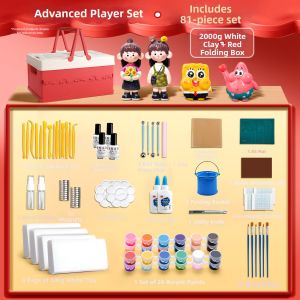 MINGZHUO | DIY Craft Set Modeling Clay Gypsum Kids Birthday Gift No Bake