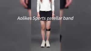 AOLIKES | AOLIKES 1PCS New Knee Patellar Tendon Knee Support Strape Brace Adjustable Shock Absorption Compression Knee Pad for Basketball