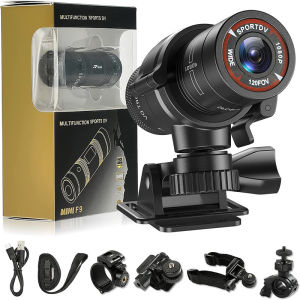 Camera Mũ Bảo Hiểm Chống Nước 4K HD Dành Cho Xe Máy Thể Thao Góc Cực Rộng 1080P 30 Khung Hình / Giây Quay Video Đi Xe Đạp