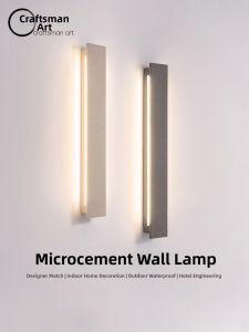 NDU | Minimalist Waterproof Microcement Outdoor Wall Light